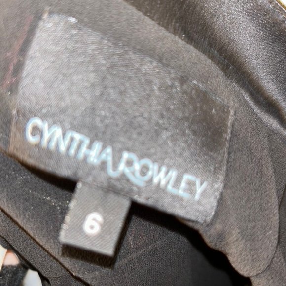 Cynthia Rowley pink gold Metallic STUNNING halter gown dress 6 - Picture 2 of 5